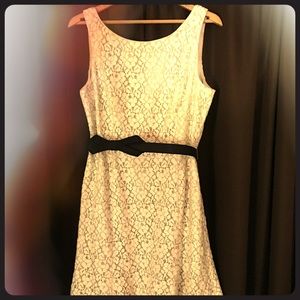 Cream Lace Dress - White House Black Market